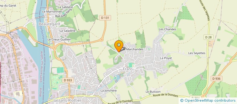 localisation de l'entreprise MADAME MARIE-ANNE DIOT à FRANS