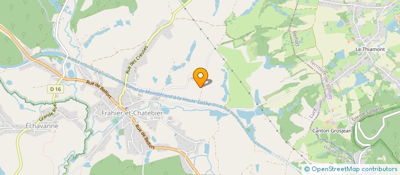 localisation de l'entreprise MADAME MARIE ANNE DREYER  FRAHIER-ET-CHATEBIER