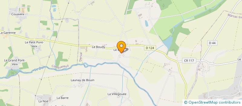 localisation de l'entreprise MADAME MARIE ANNE DUGUE  SAINT-VINCENT-DES-LANDES