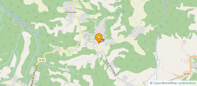 localisation de l'entreprise MADAME MARIE ANNE DURAND  SAINT-ANDRE-DE-SEIGNANX