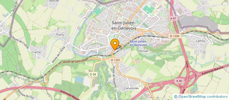 localisation de l'entreprise MADAME MARIE-ANNE DUVAL à SAINT-JULIEN-EN-GENEVOIS