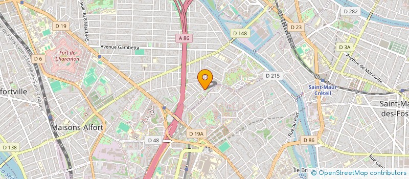 localisation de l'entreprise MADAME MARIE ANNE FAUROT  MAISONS-ALFORT
