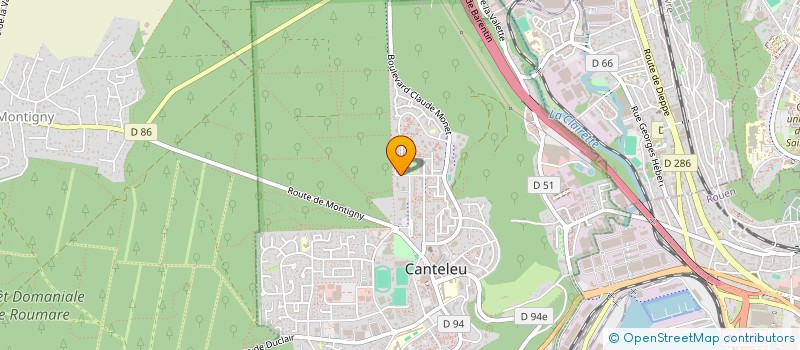 localisation de l'entreprise MADAME MARIE-ANNE FILLATRE  CANTELEU