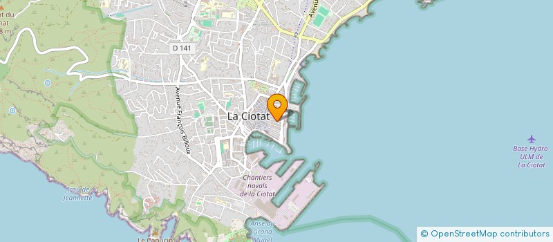 localisation de l'entreprise MADAME MARIE-ANNE FRANCOIS à LA CIOTAT