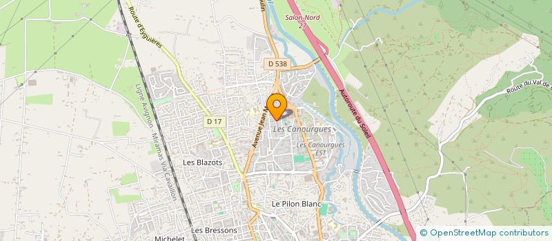 localisation de l'entreprise MADAME MARIE ANNE GAIROARD  SALON-DE-PROVENCE