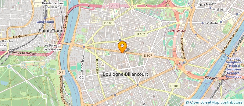 localisation de l'entreprise MADAME MARIE-ANNE GARBOUA  BOULOGNE-BILLANCOURT
