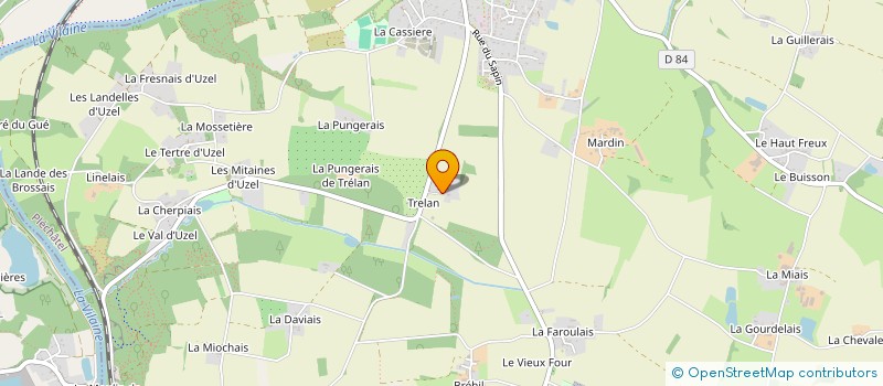 localisation de l'entreprise MADAME MARIE-ANNE GAUTHIER  LA NOE BLANCHE