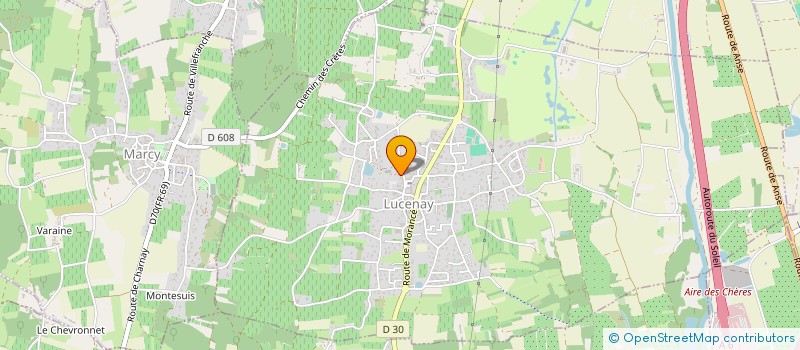 localisation de l'entreprise MADAME MARIE-ANNE GEORGES  LUCENAY