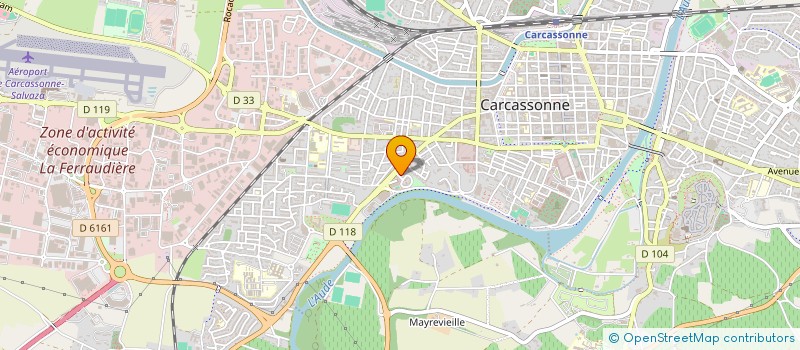 localisation de l'entreprise MADAME MARIE-ANNE GILLIET  CARCASSONNE