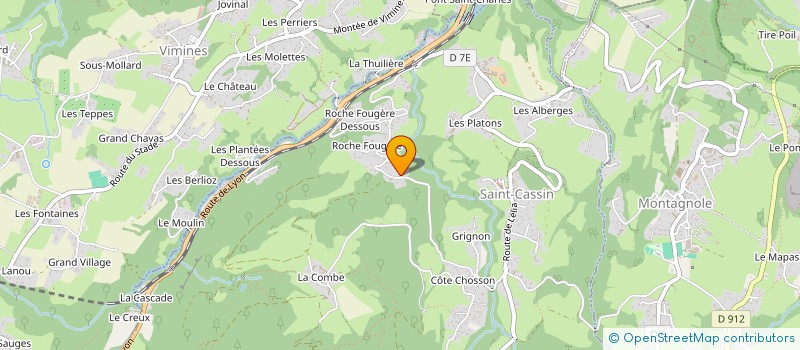 localisation de l'entreprise MADAME MARIE-ANNE GIROUD  SAINT-CASSIN