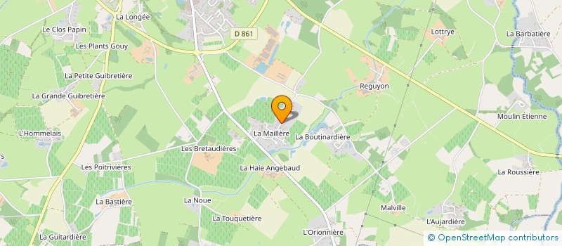 localisation de l'entreprise MADAME MARIE ANNE GRAVOUIL  SAINT-PHILBERT-DE-GRAND-LIEU