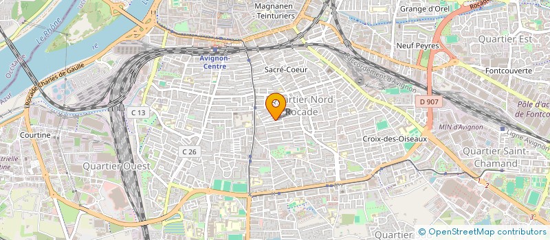 localisation de l'entreprise MADAME MARIE-ANNE GRILLON  AVIGNON