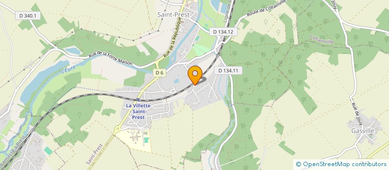 localisation de l'entreprise MADAME MARIE-ANNE JOUZEAU à SAINT-PREST