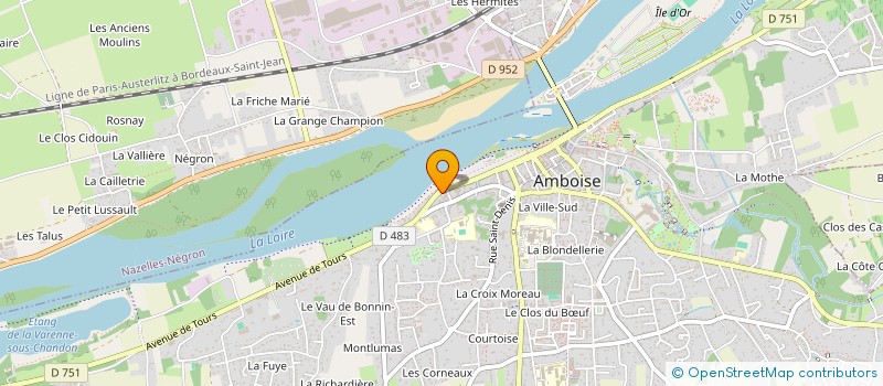 localisation de l'entreprise MADAME MARIE-ANNE KUHN  AMBOISE