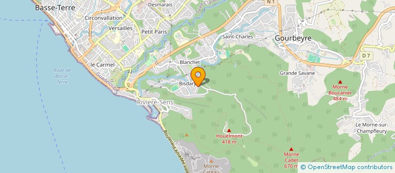 localisation de l'entreprise MADAME MARIE-ANNE LARGITTE  GOURBEYRE