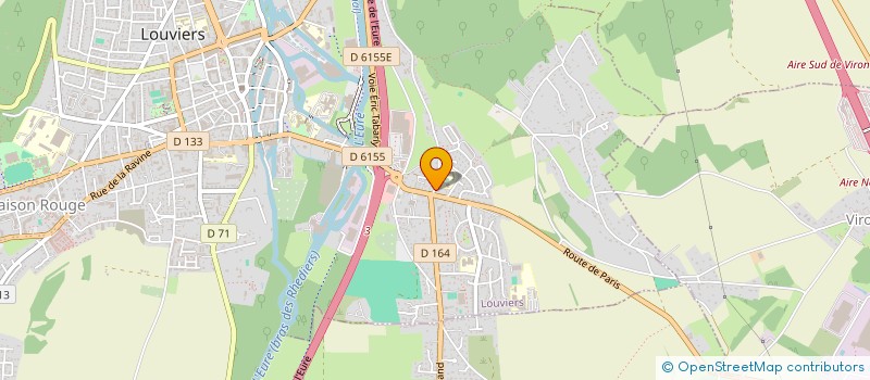 localisation de l'entreprise MADAME MARIE-ANNE LELOUP  LOUVIERS