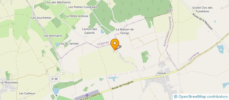 localisation de l'entreprise MADAME MARIE-ANNE MAILLOT à LE CONTROIS-EN-SOLOGNE