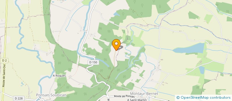 localisation de l'entreprise MADAME MARIE-ANNE MARBACH  AUJAN-MOURNEDE