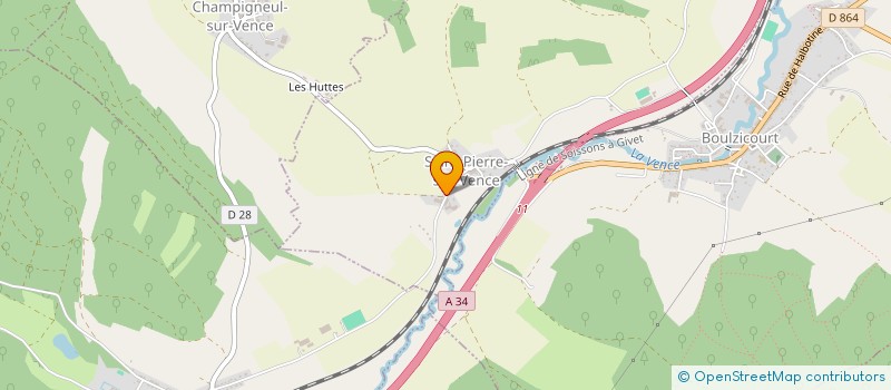 localisation de l'entreprise MADAME MARIE ANNE MICHAUX  SAINT-PIERRE-SUR-VENCE