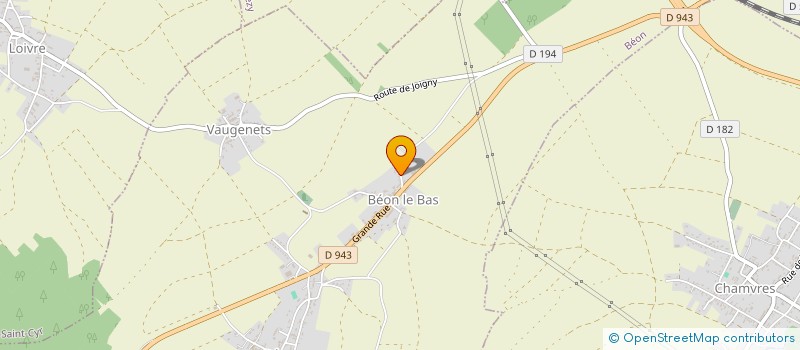 localisation de l'entreprise MADAME MARIE ANNE MOIROUX  BEON