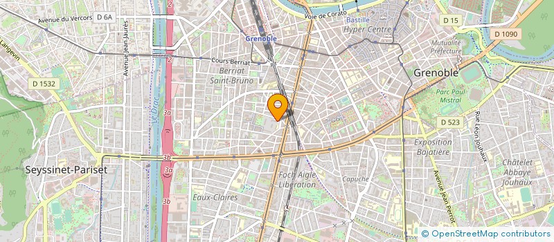 localisation de l'entreprise MADAME MARIE-ANNE MONTEL à GRENOBLE