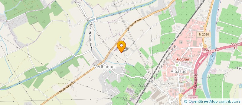 localisation de l'entreprise MADAME MARIE-ANNE PARRA  MONTAUBAN