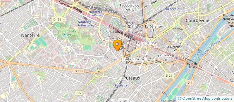 localisation de l'entreprise MADAME MARIE-ANNE PEREYMA  PUTEAUX