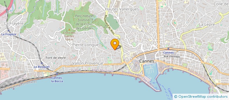 localisation de l'entreprise MADAME MARIE-ANNE PIERRAT  CANNES