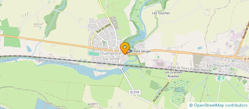 localisation de l'entreprise MADAME MARIE-ANNE RICHARD  CHAMPTOCE-SUR-LOIRE