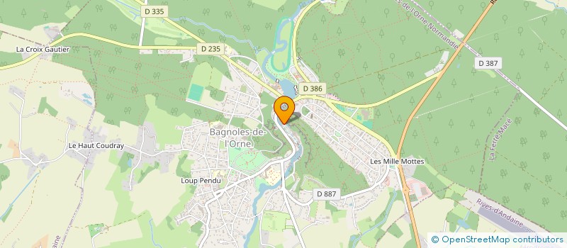 localisation de l'entreprise MADAME MARIE-ANNE ROBIN à BAGNOLES DE L'ORNE NORMANDIE