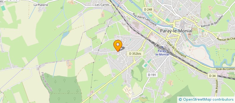 localisation de l'entreprise MADAME MARIE-ANNE RODDIER  PARAY-LE-MONIAL