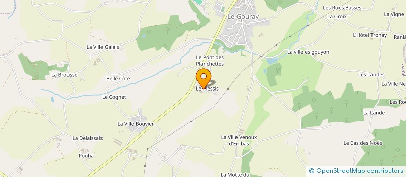 localisation de l'entreprise MADAME MARIE-ANNE RUELLAN à LE MENE