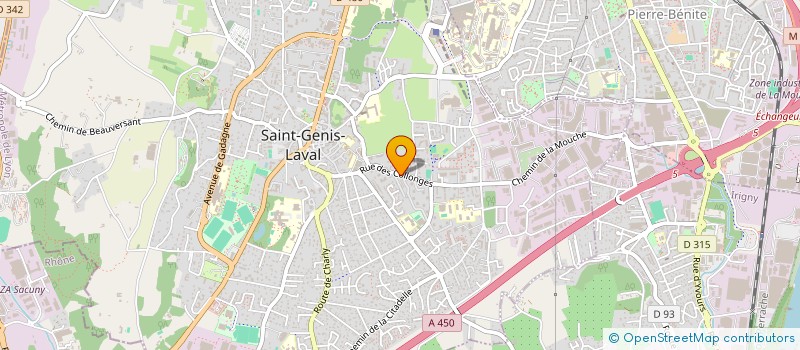 localisation de l'entreprise MADAME MARIE-ANNE SOUESME à SAINT-GENIS-LAVAL