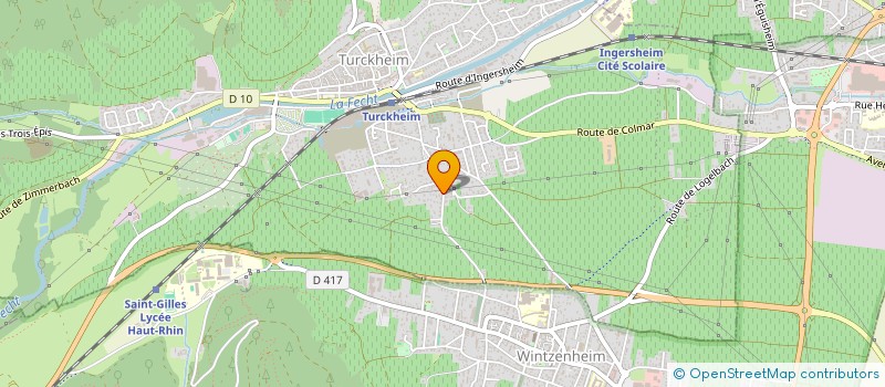 localisation de l'entreprise MADAME MARIE ANNE THIRION  TURCKHEIM