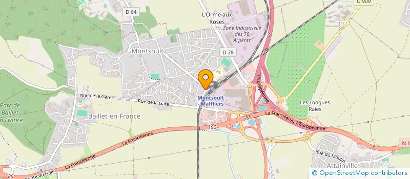 localisation de l'entreprise MADAME MARIE-ANNE VALET à MONTSOULT