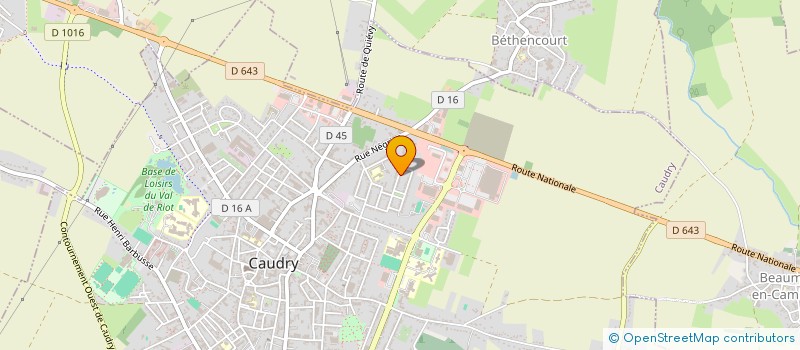 localisation de l'entreprise MADAME MARIE-ANNICK BONIFACE  CAUDRY