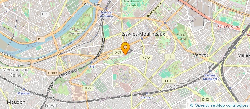 localisation de l'entreprise MADAME MARIE ANNICK BOURDERIE à ISSY-LES-MOULINEAUX