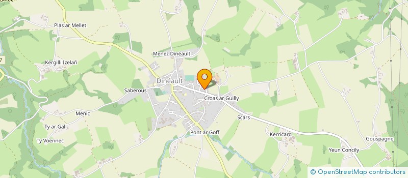 localisation de l'entreprise MADAME MARIE-ANNICK BRELIVET  DINEAULT