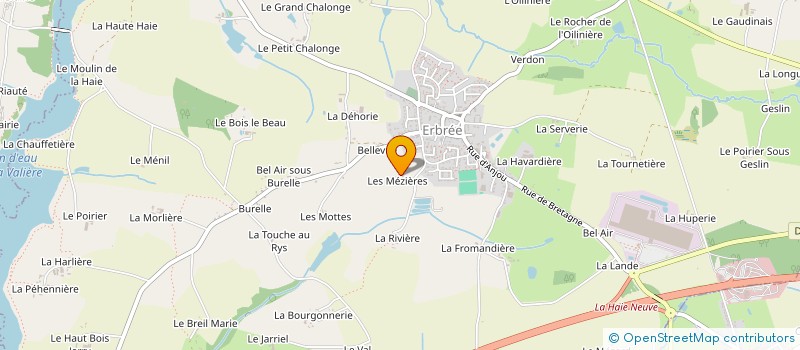 localisation de l'entreprise MADAME MARIE ANNICK BUSSON  ERBREE