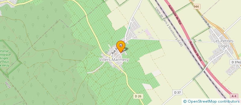 localisation de l'entreprise MADAME MARIE-ANNICK CHEMINON  VILLERS-MARMERY