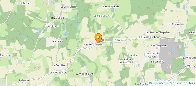 localisation de l'entreprise MADAME MARIE-ANNICK COUVERT  MESNIL-ROC'H