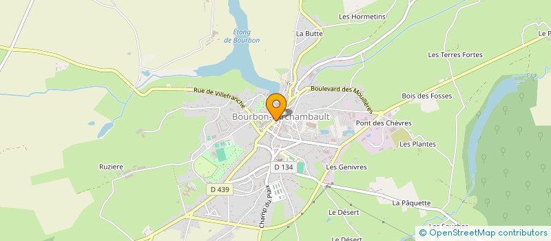 localisation de l'entreprise MADAME MARIE-ANNICK DECAUX à BOURBON-L'ARCHAMBAULT