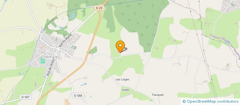 localisation de l'entreprise MADAME MARIE ANNICK DESMOTS  CHEMAZE