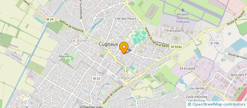 localisation de l'entreprise MADAME MARIE-ANNICK EDELBLOUTE  TOURNEFEUILLE