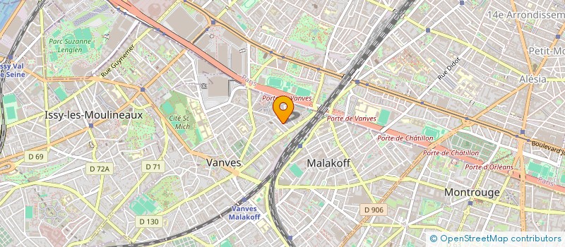 localisation de l'entreprise MADAME MARIE-ANNICK FRESSE à VANVES
