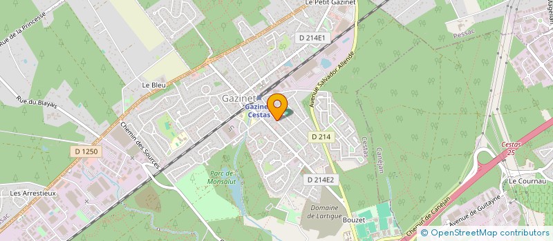 localisation de l'entreprise MADAME MARIE ANNICK GODICHAUD  CESTAS