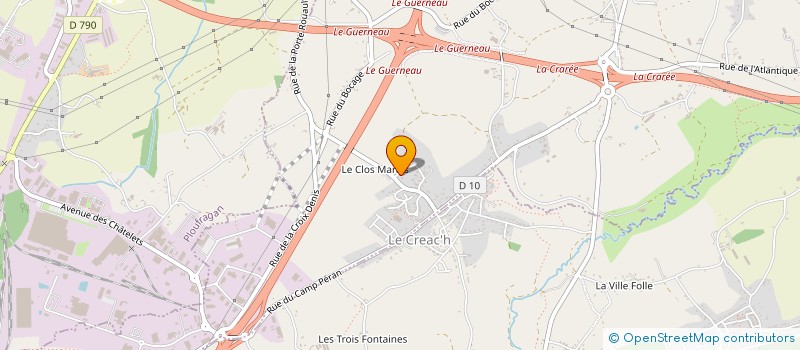 localisation de l'entreprise MADAME MARIE-ANNICK HAQUIN  TREGUEUX