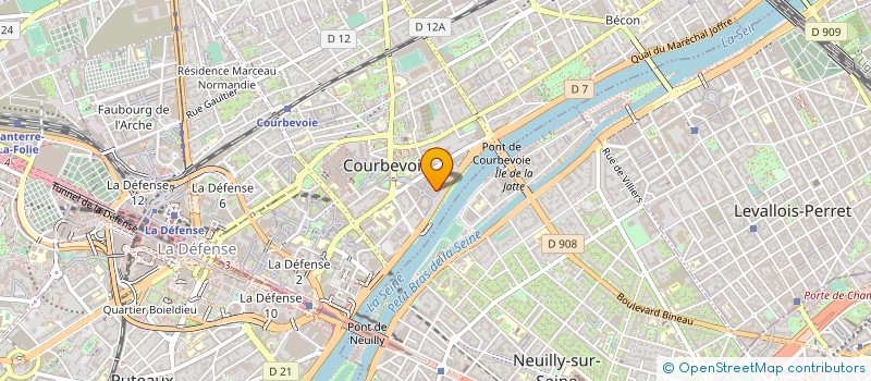 localisation de l'entreprise MADAME MARIE-ANNICK HENAFF à COURBEVOIE