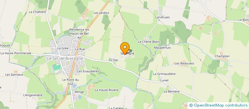 localisation de l'entreprise MADAME MARIE ANNICK JAMELOT  LE SEL-DE-BRETAGNE