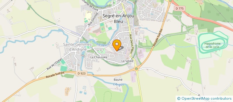 localisation de l'entreprise MADAME MARIE-ANNICK JAMEU  SEGRE-EN-ANJOU BLEU